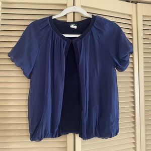 J. Crew light Navy Cardigan